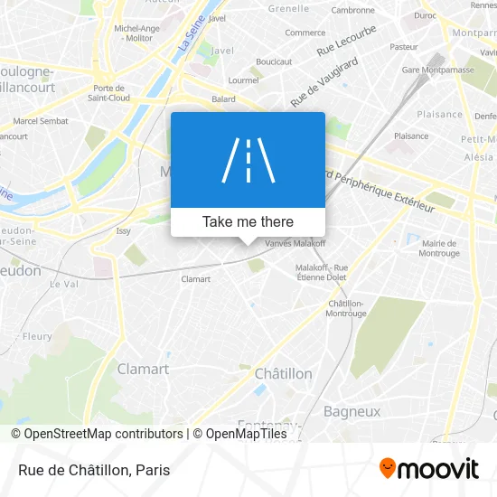 Rue de Châtillon map