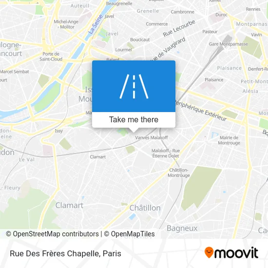 Rue Des Frères Chapelle map