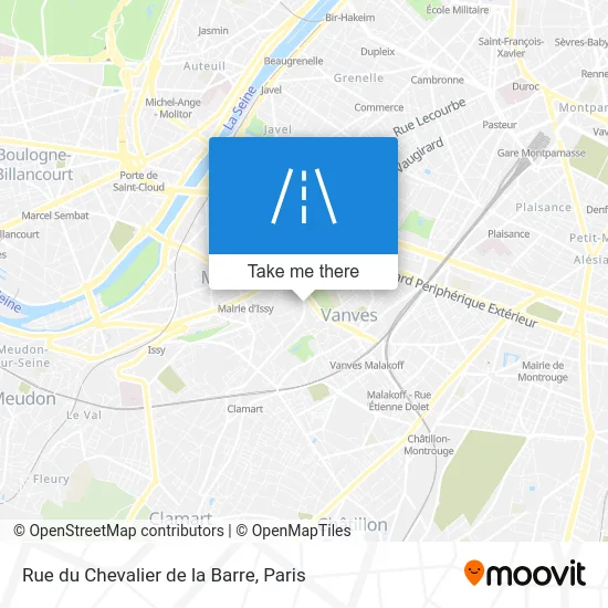 Rue du Chevalier de la Barre map