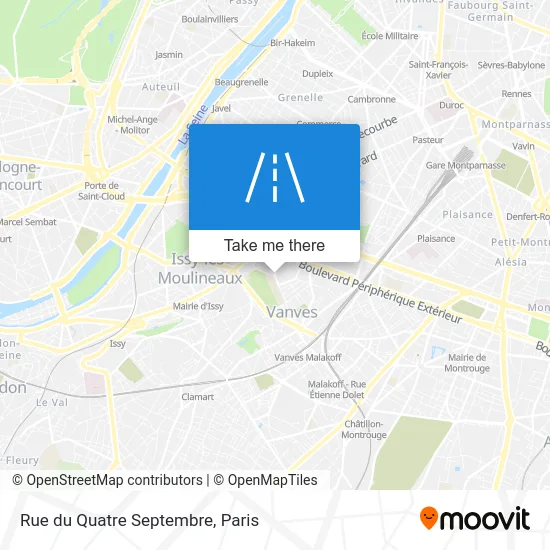 Rue du Quatre Septembre map
