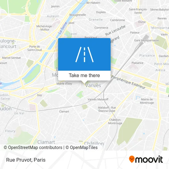 Rue Pruvot map