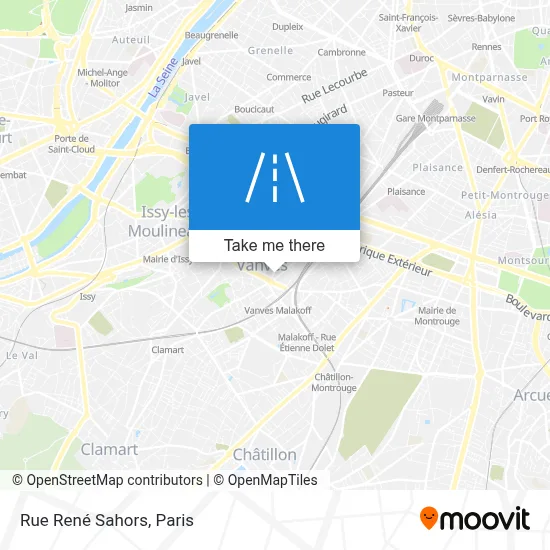 Rue René Sahors map