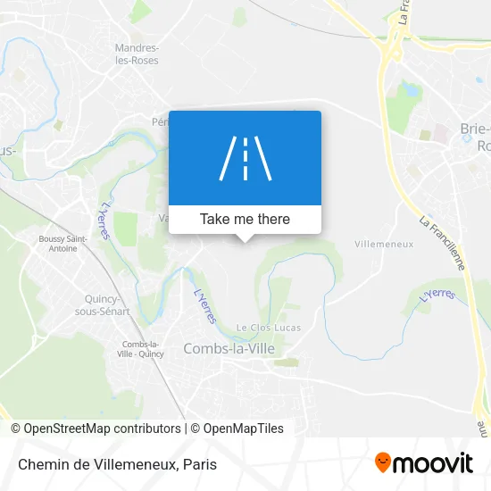 Chemin de Villemeneux map