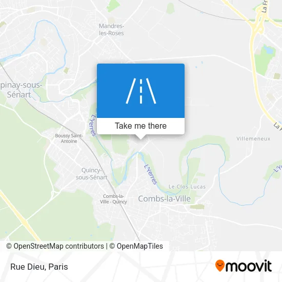 Rue Dieu map