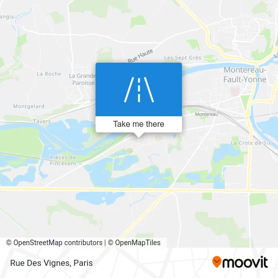 Rue Des Vignes map