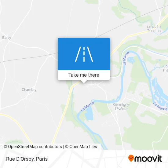 Rue D'Orsoy map