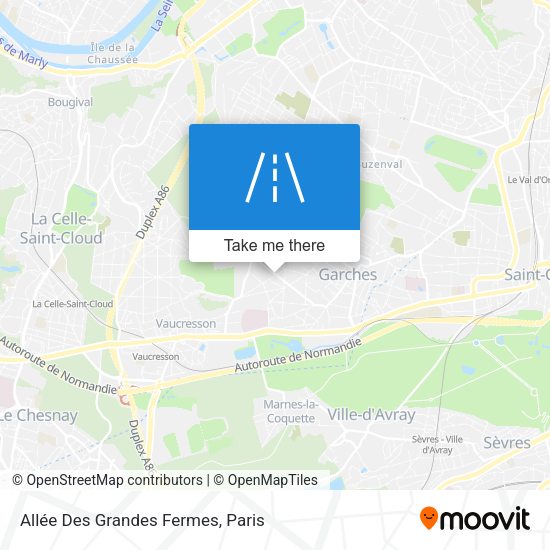 Allée Des Grandes Fermes map