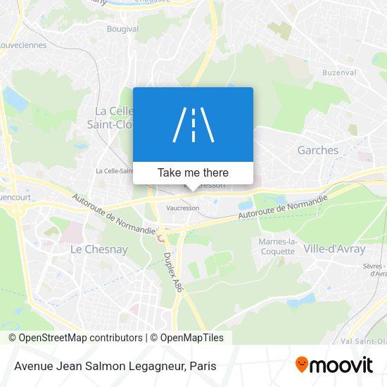 Avenue Jean Salmon Legagneur map