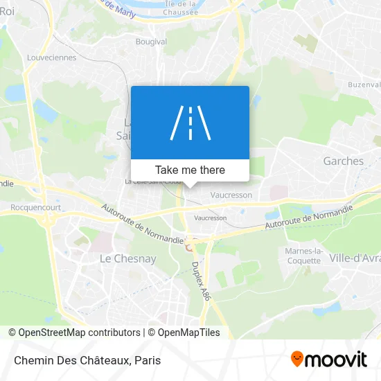 Chemin Des Châteaux map