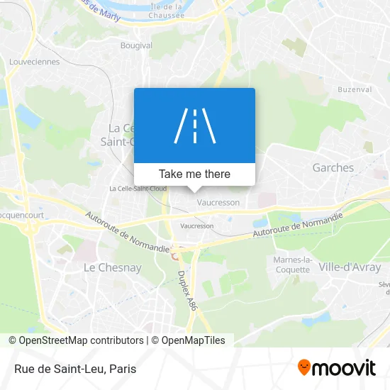 Rue de Saint-Leu map