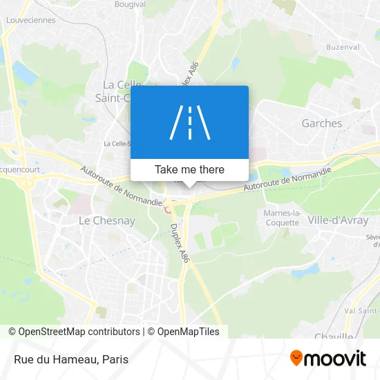 Rue du Hameau map