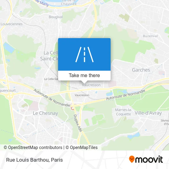 Rue Louis Barthou map
