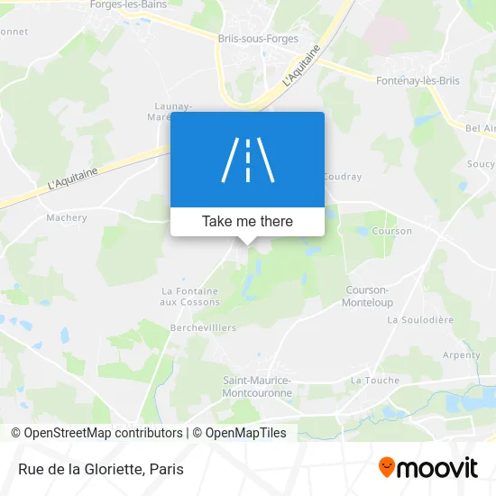 Rue de la Gloriette map