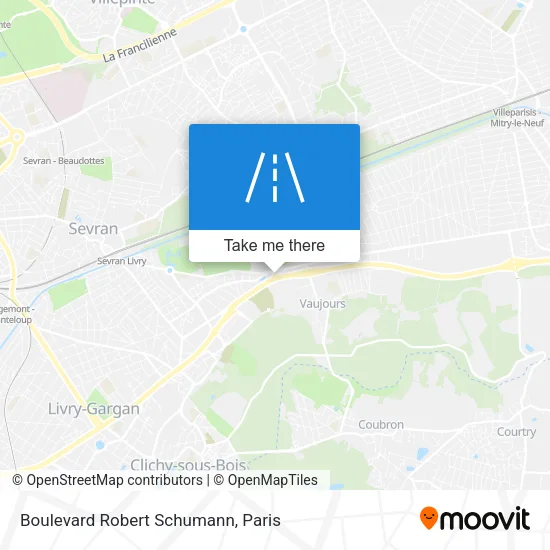 Boulevard Robert Schumann map