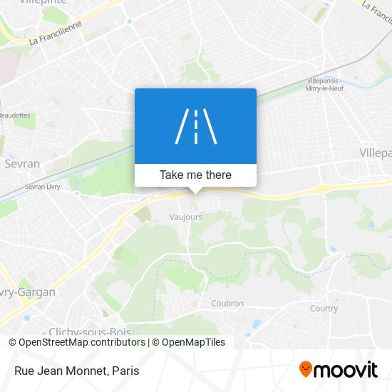 Mapa Rue Jean Monnet