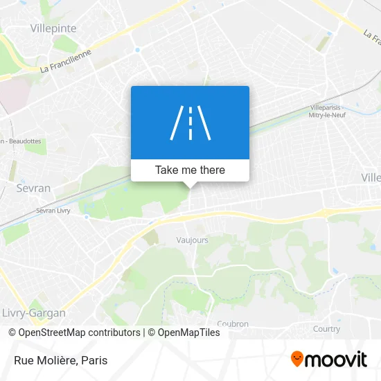 Rue Molière map