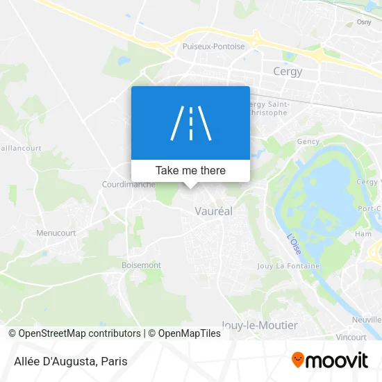 Allée D'Augusta map