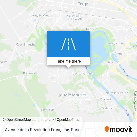 Avenue de la Révolution Française map