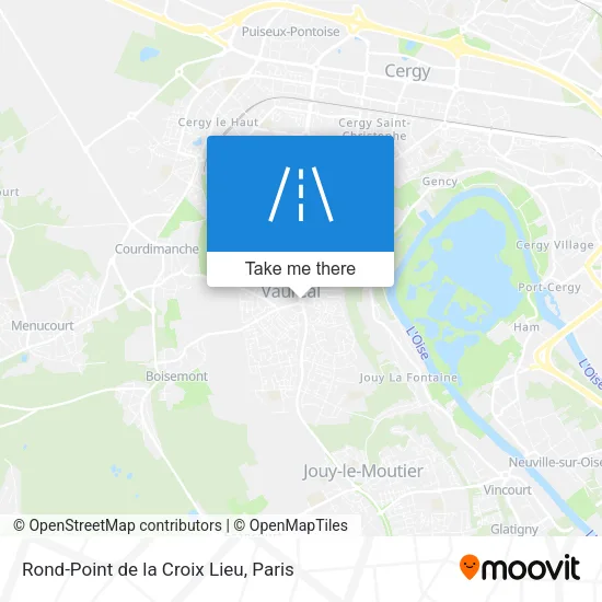 Rond-Point de la Croix Lieu map