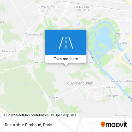 Rue Arthur Rimbaud map