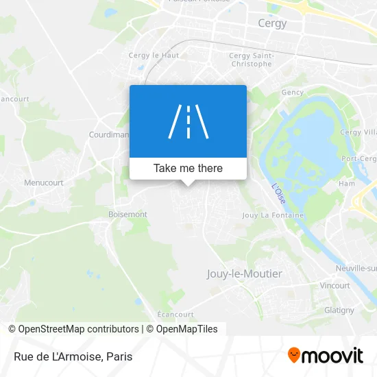 Rue de L'Armoise map