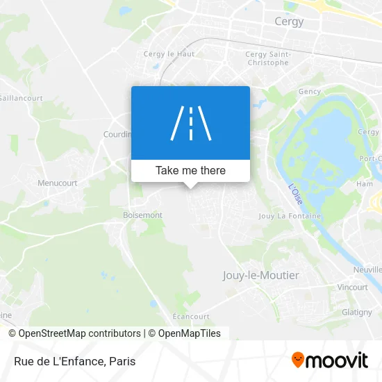 Rue de L'Enfance map