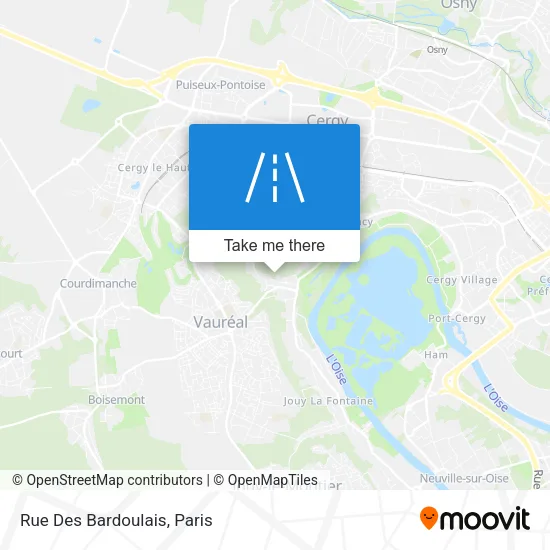 Rue Des Bardoulais map