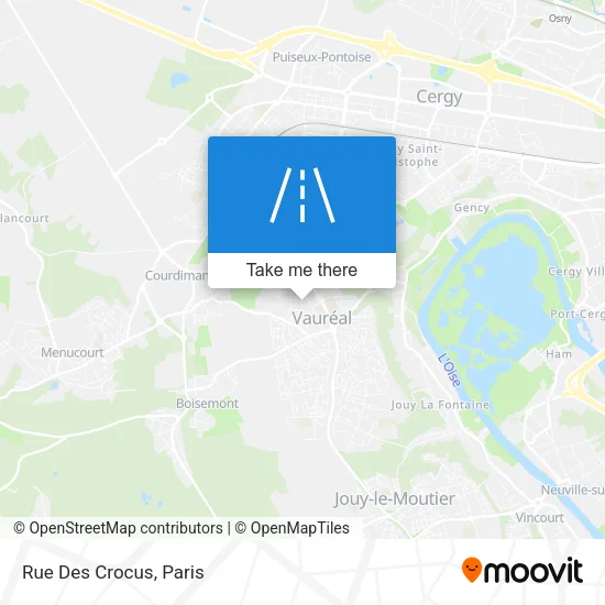 Rue Des Crocus map