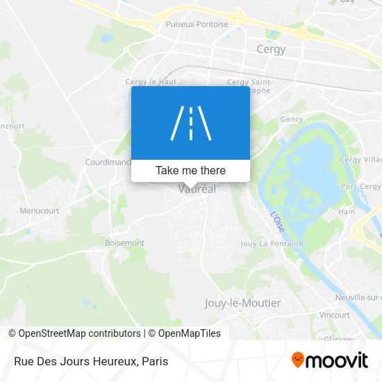 Rue Des Jours Heureux map