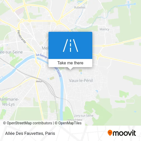 Allée Des Fauvettes map