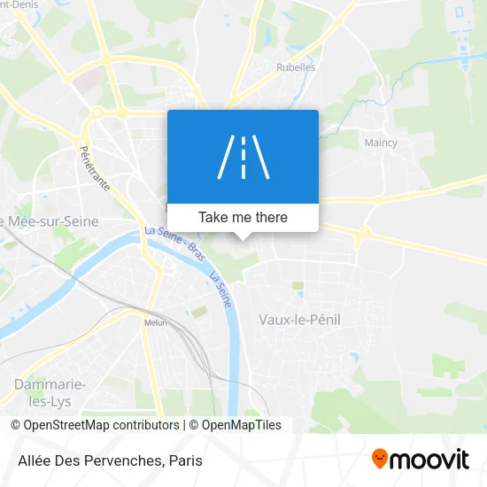 Allée Des Pervenches map