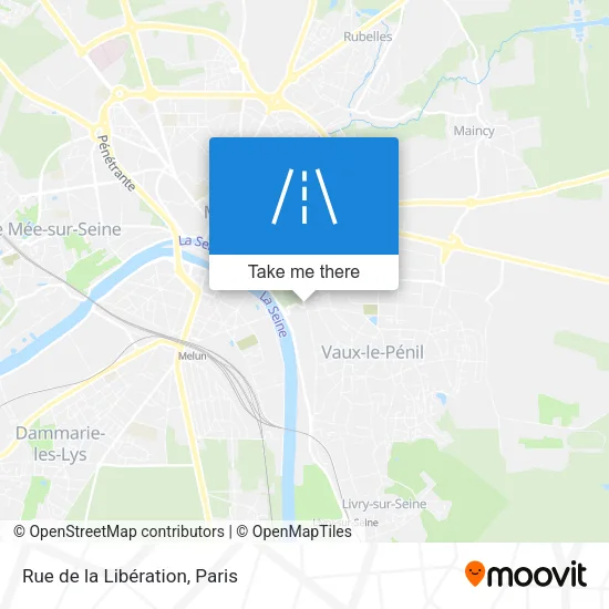Rue de la Libération map