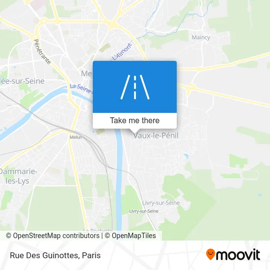 Rue Des Guinottes map