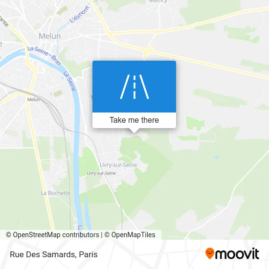 Rue Des Samards map