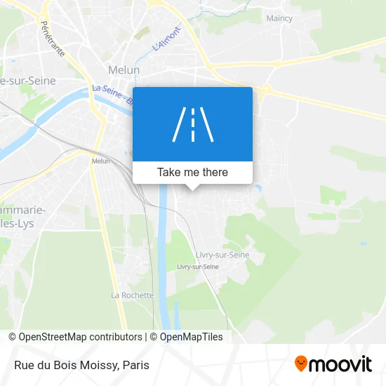 Rue du Bois Moissy map