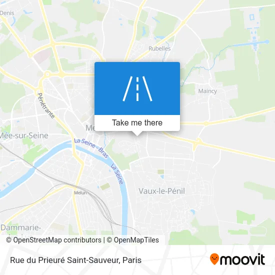 Rue du Prieuré Saint-Sauveur map