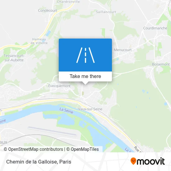 Chemin de la Galloise map