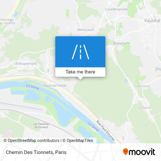 Chemin Des Tionnets map