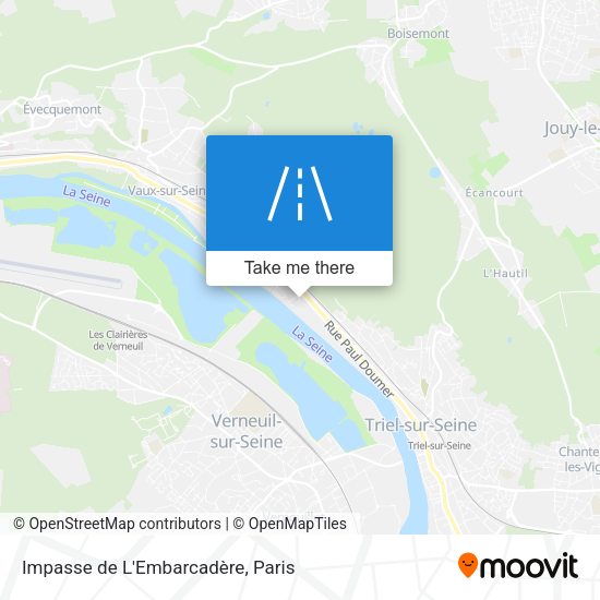 Impasse de L'Embarcadère map