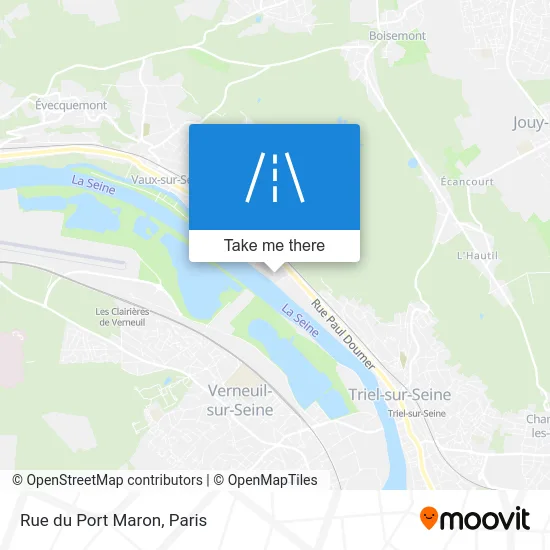 Rue du Port Maron map