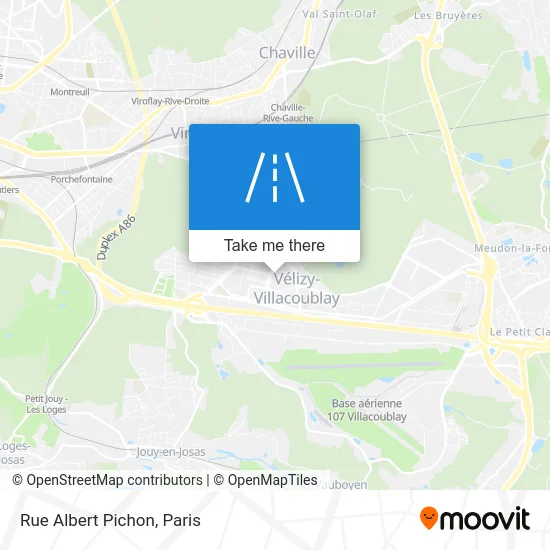 Rue Albert Pichon map