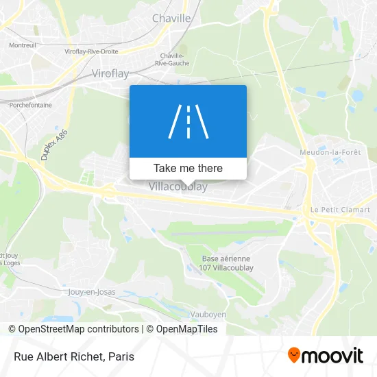 Rue Albert Richet map