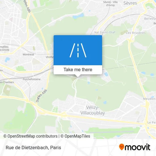 Rue de Dietzenbach map