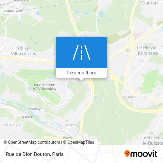 Rue de Dion Bouton map