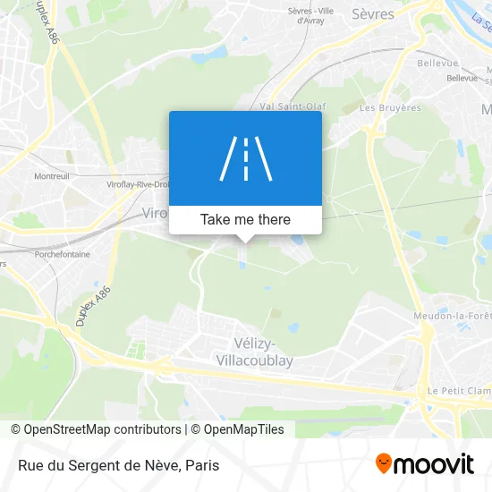 Rue du Sergent de Nève map