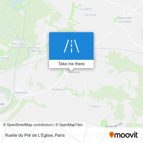 Ruelle du Pré de L'Église map