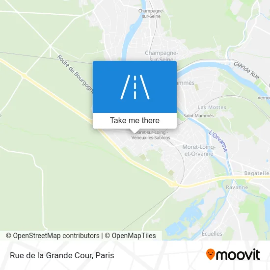 Rue de la Grande Cour map