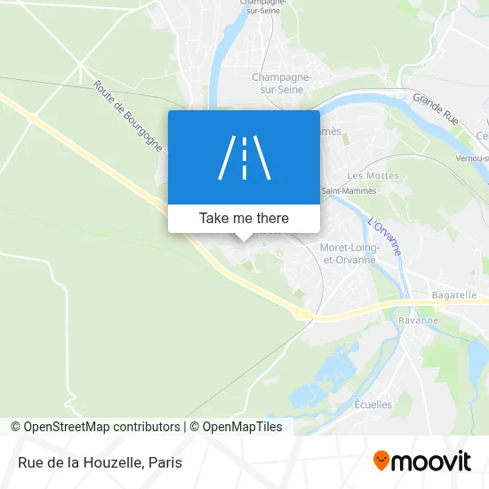 Rue de la Houzelle map