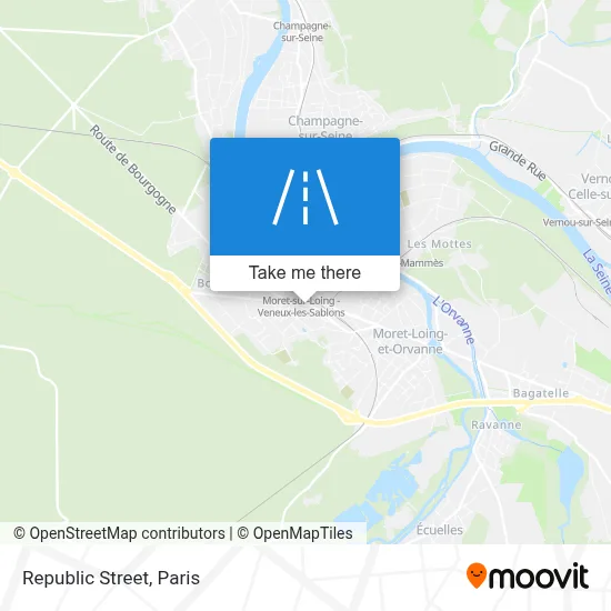 Rue de la République map