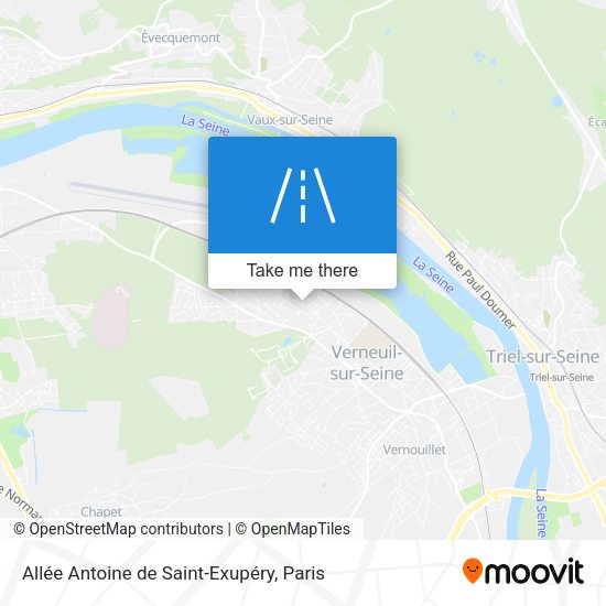 Allée Antoine de Saint-Exupéry map